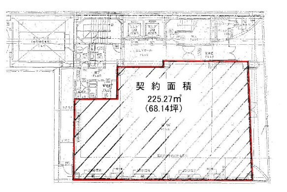 飯野ビル1F 間取り図