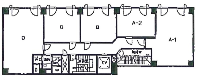 いちご銀座612ビルC 間取り図