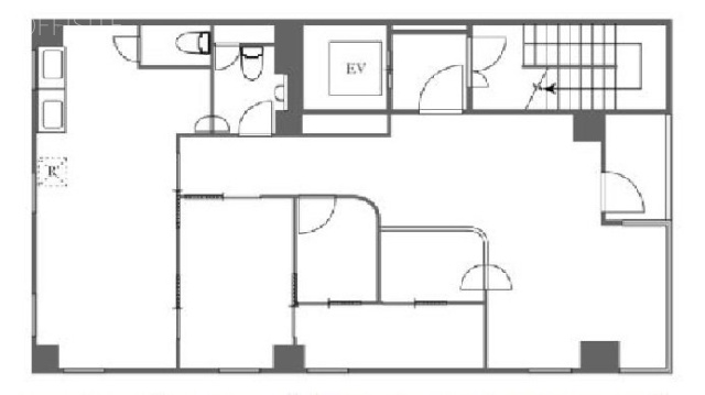 メディコ西新橋ビル4F 間取り図