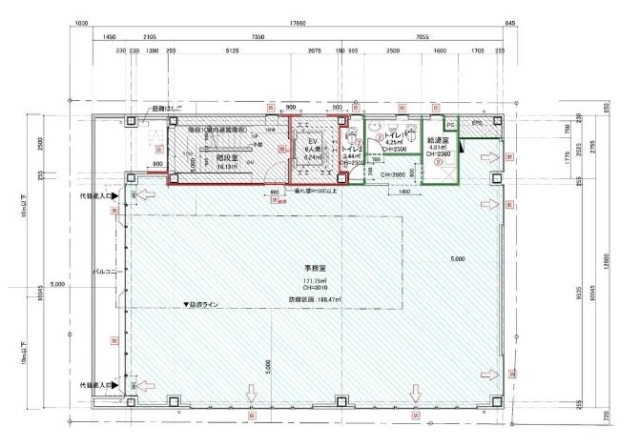 NH2ビルディング3F 間取り図