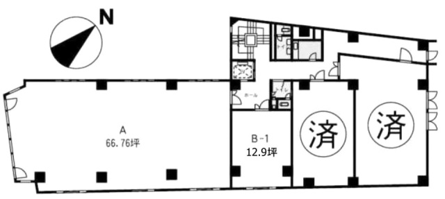 森町ビル4F 間取り図