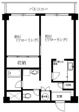 アマデウスハウス405 間取り図