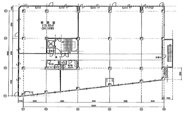 井門美竹ビル2F 間取り図