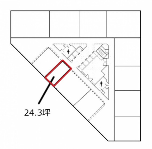 新宿第一生命ビル4F 間取り図
