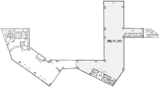 タカセセントラルビル3F 間取り図