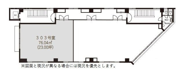 早野ビル303 間取り図