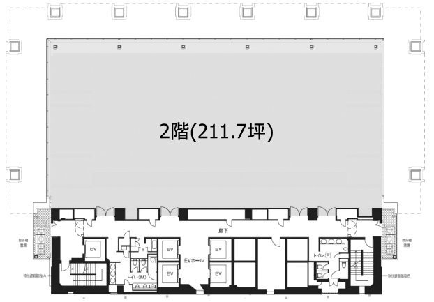 芝浦ルネサイトタワー2F 間取り図