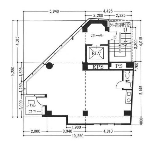 東英九段ビル7F 間取り図
