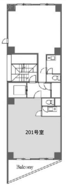 Grado Nishiazabu201 間取り図