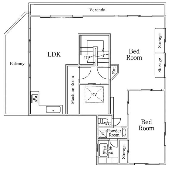 日本橋人形町HSビル5F 間取り図