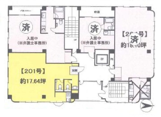 オオタケ第5ビル201 間取り図