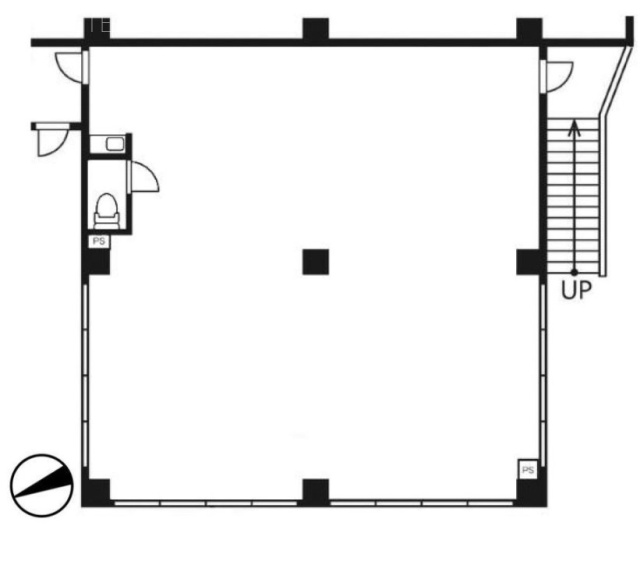 鈴木洋食器店鈴木ビル2F 間取り図