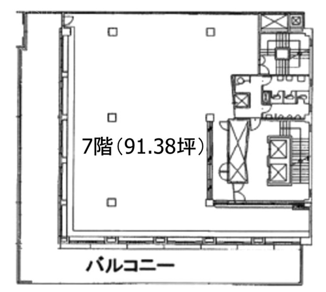 群馬ビル7F 間取り図