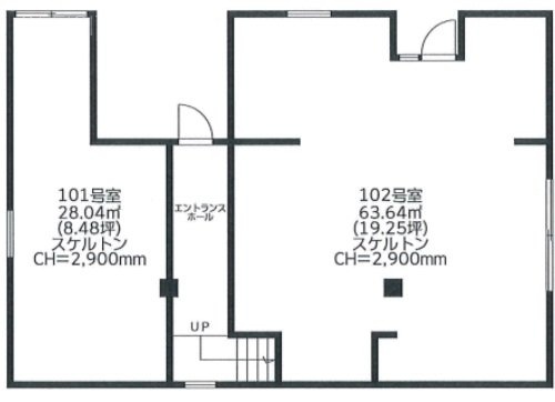アンベリール北小岩102 間取り図