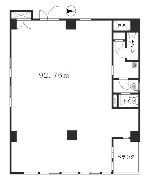 大沢ビル2F 間取り図