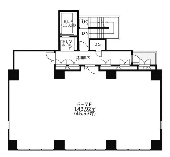 マイホーム錦糸6F 間取り図