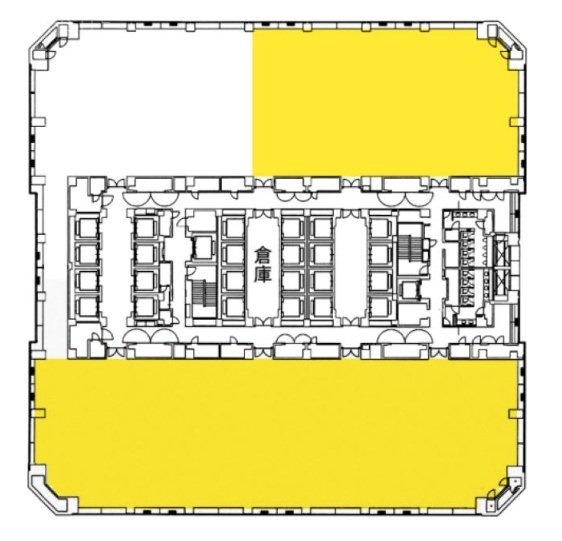 晴海アイランドトリトンスクエアオフィスタワーY棟9F 間取り図