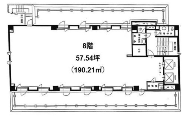 虎ノ門スピリットビル8F 間取り図