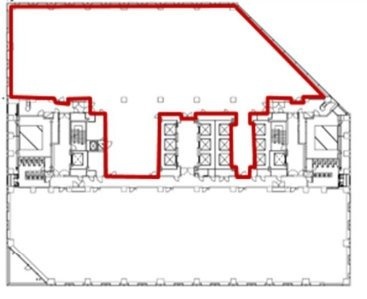 ソリッドスクエア東館10F 間取り図