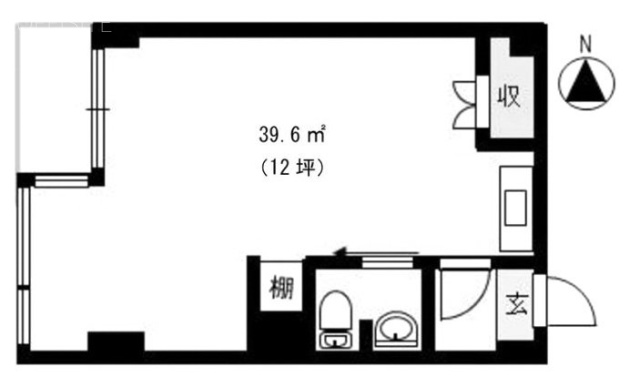 鯉江ビル902 間取り図