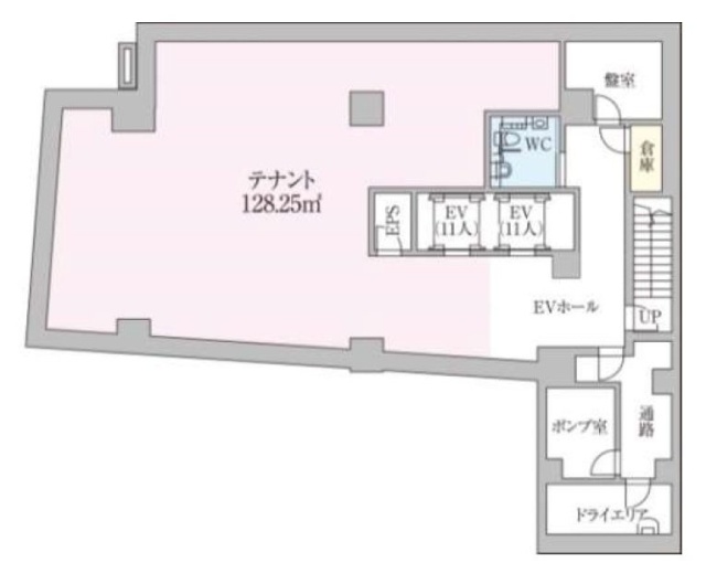 S-cube(north)B1F 間取り図