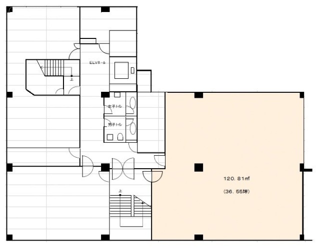 西新橋アネックスビルB1F 間取り図