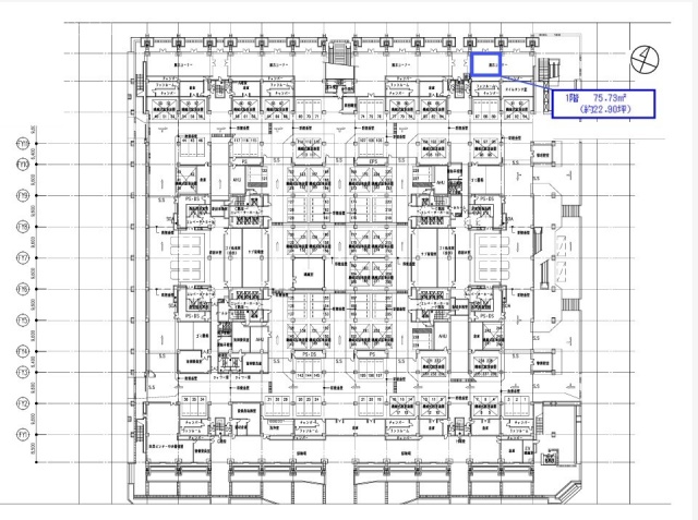 東京ファッションタウン(TFTビル東館)1F 間取り図