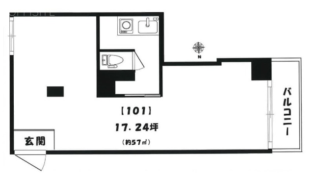 ニュー野村マンション101 間取り図