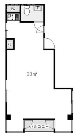 アネックス上野毛201 間取り図