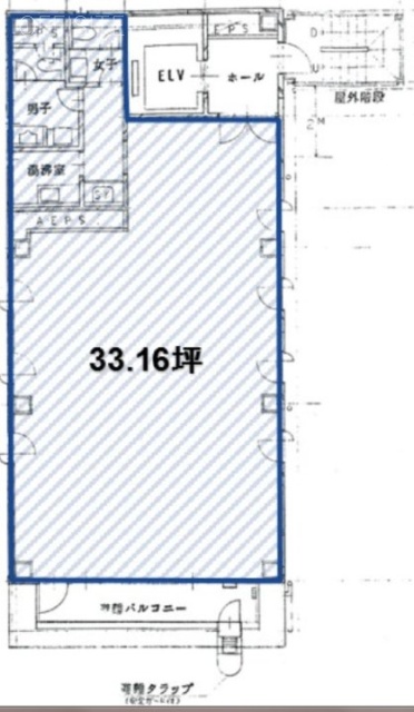 NRT神田須田町ビル8F 間取り図
