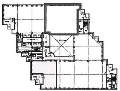 メトロポリタンプラザビル・オフィスタワー13F 間取り図