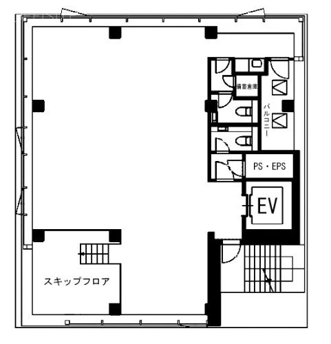 ミナト九段下ビル10F 間取り図