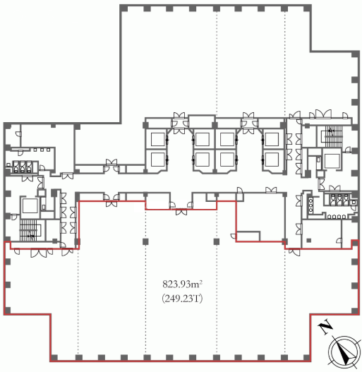 聖路加タワー3606 間取り図