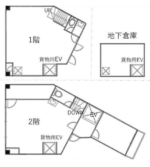 TRUST VALUE日本橋小網町1F~2F 間取り図
