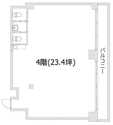 ニューシティハイツ飯田橋401 間取り図
