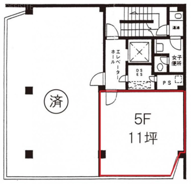 精工ビル5F 間取り図