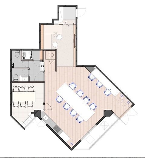 IW Place Aobadai202 間取り図