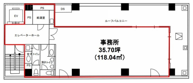 S-PLAZA弥生8F 間取り図