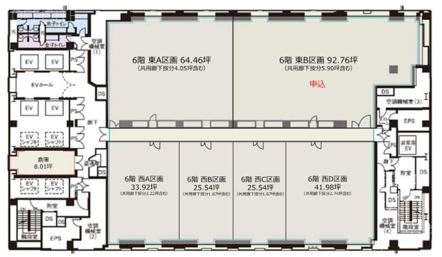 Tennozu Bay Tower東A 間取り図