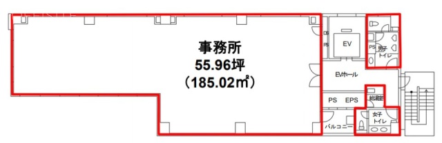 神保町NKビル2F 間取り図