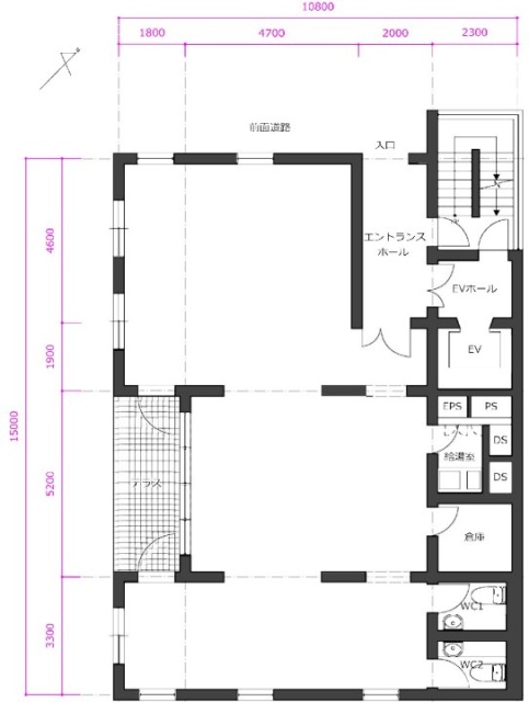 南青山吉岡ビル1F 間取り図