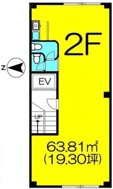 岸田ビル201 間取り図