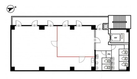 一広グローバルビル2F 間取り図