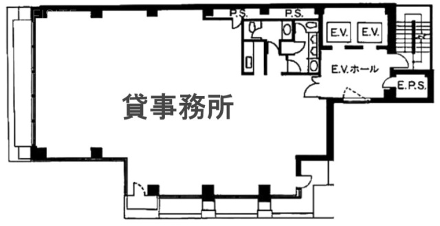 新橋フロンティアビル7F 間取り図