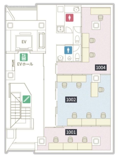 ビジョンワークス有楽町1001 間取り図