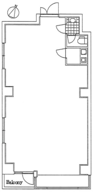 東京エムワイビル4F 間取り図