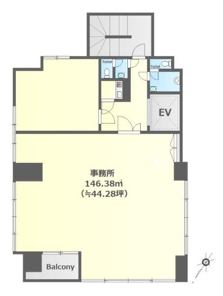 桜台ツーウッズビル2F 間取り図