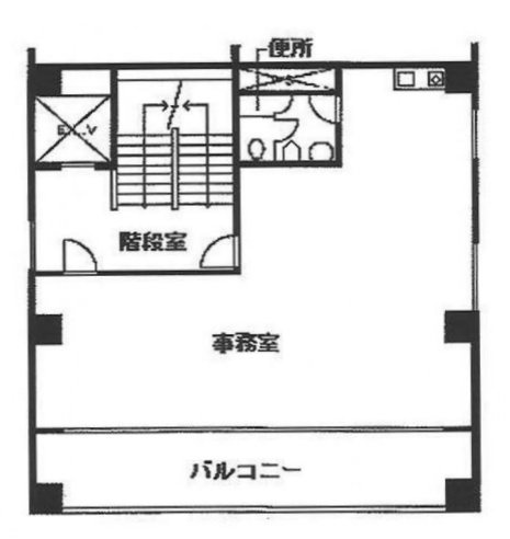東都銀座ビル6F 間取り図