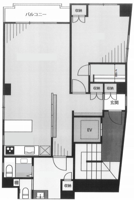 道玄坂ビル5F 間取り図