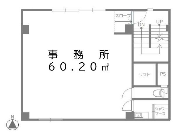 丸松陶器ビル3F 間取り図